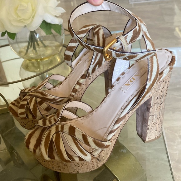 Prada Animal Print Platforms - Picture 1 of 17